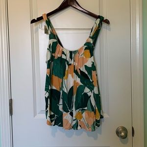 Anthropologie Flowy Floral Tank